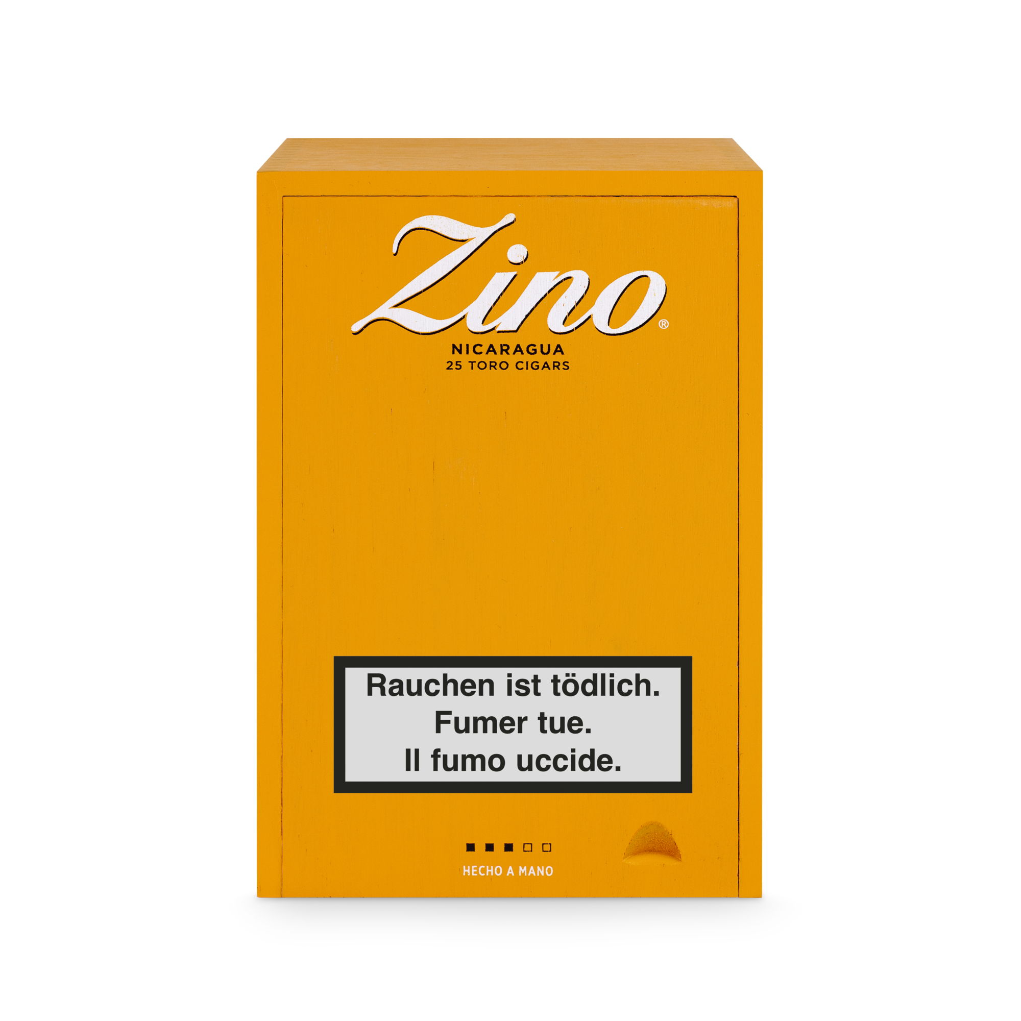 Zino Nicaragua Toro Zigarren 25er Box geschlossen von oben