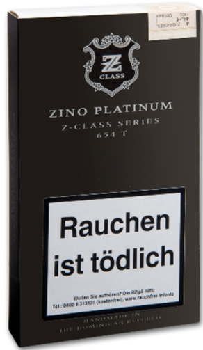 Zino Platinum Z-Class 654 Toro Zigarre 4er Box geschlossen