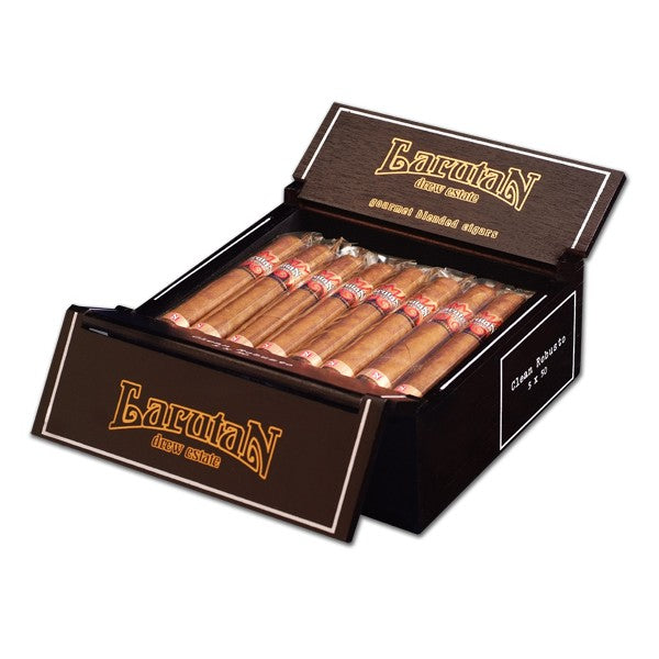 24er Kiste Drew Estate Larutan Clean Robusto Zigarren, Box geöffnet